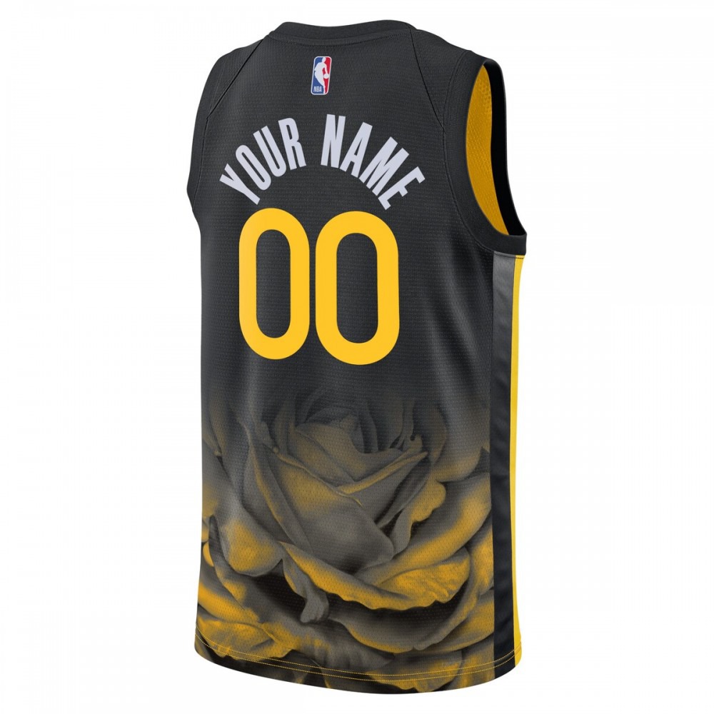 Golden State Warriors Unisex 2022/23 Swingman Custom Jersey - City Edition - Black-Pro Kit Vault | Brand New 26/27 Sports Jerseys